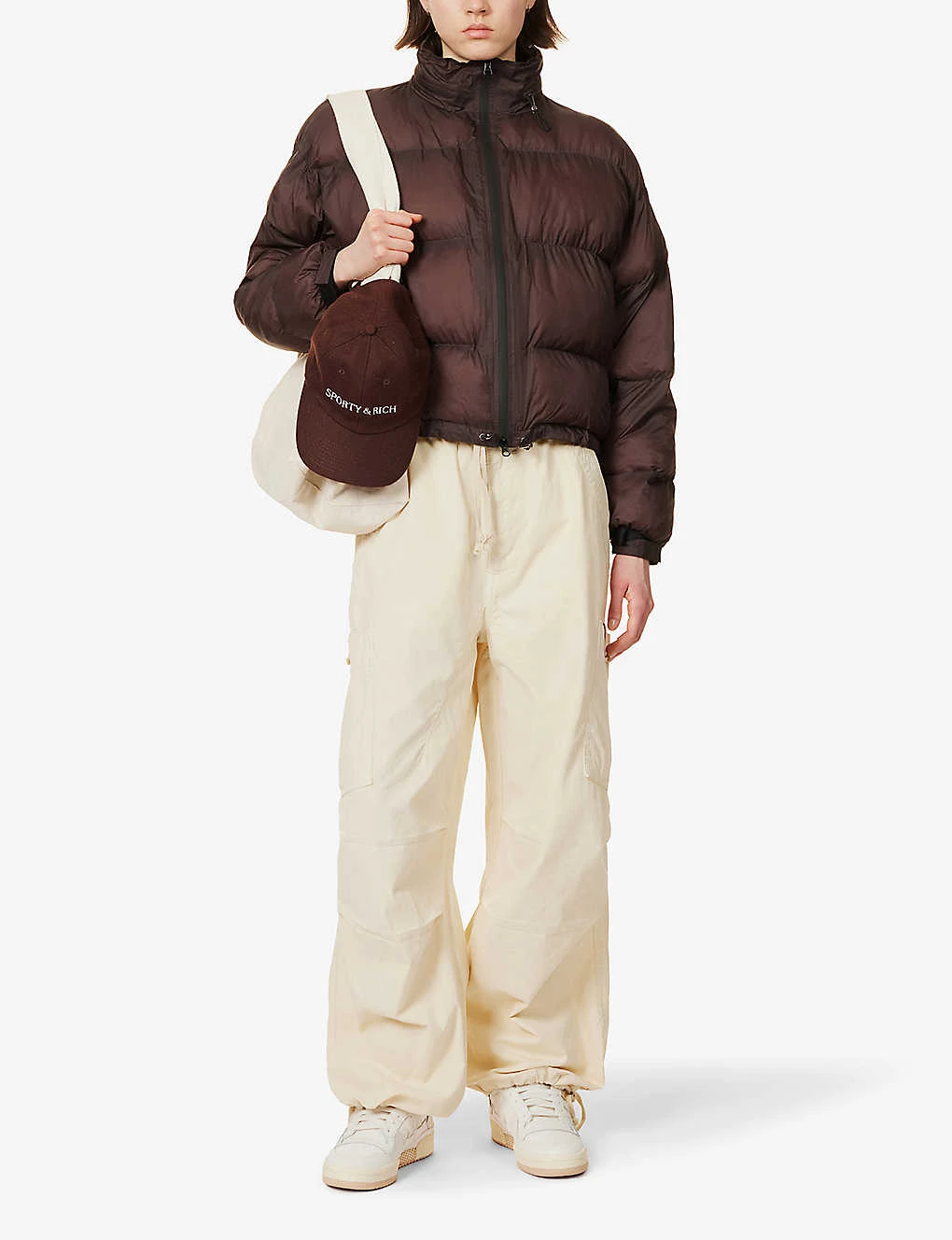 Jaded London Parachute Wide-leg High-rise Cotton Trousers - Image 2