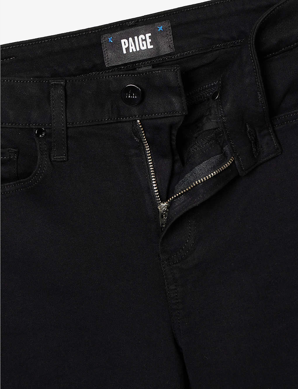 Paige Brand-patch Flared-leg High-rise Rayon-blend Jeans - Image 7