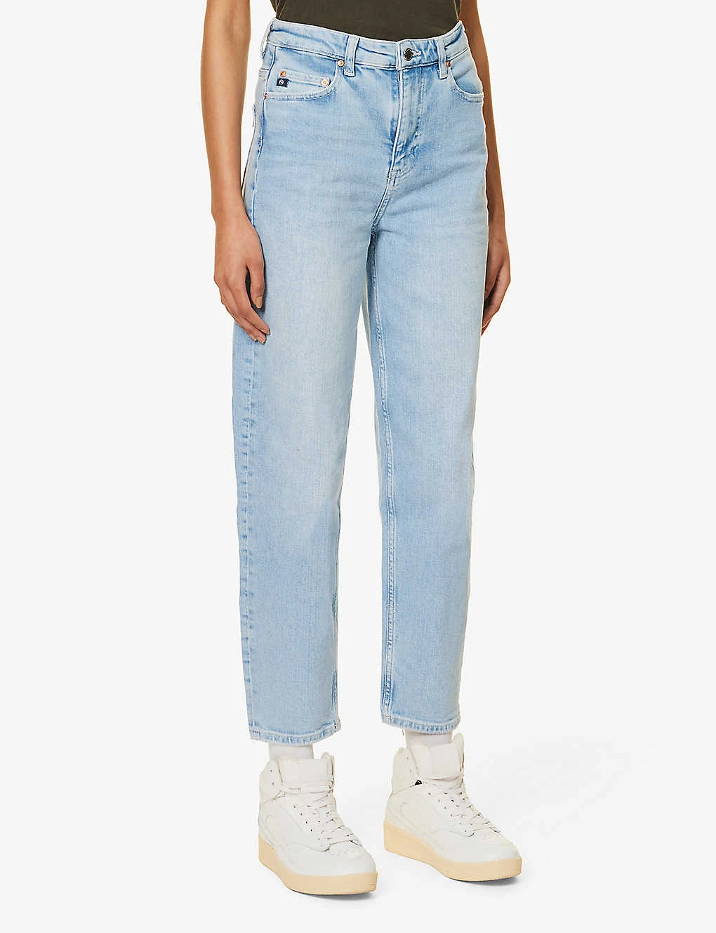 Balloon Tapered-leg Mid-rise Stretch-denim Jeans - Image 3