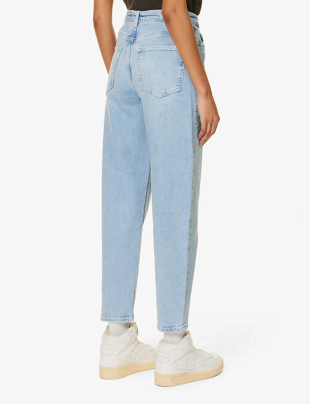 Balloon Tapered-leg Mid-rise Stretch-denim Jeans - Image 4