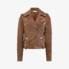 Reiss Santiago Suede Biker Jacket