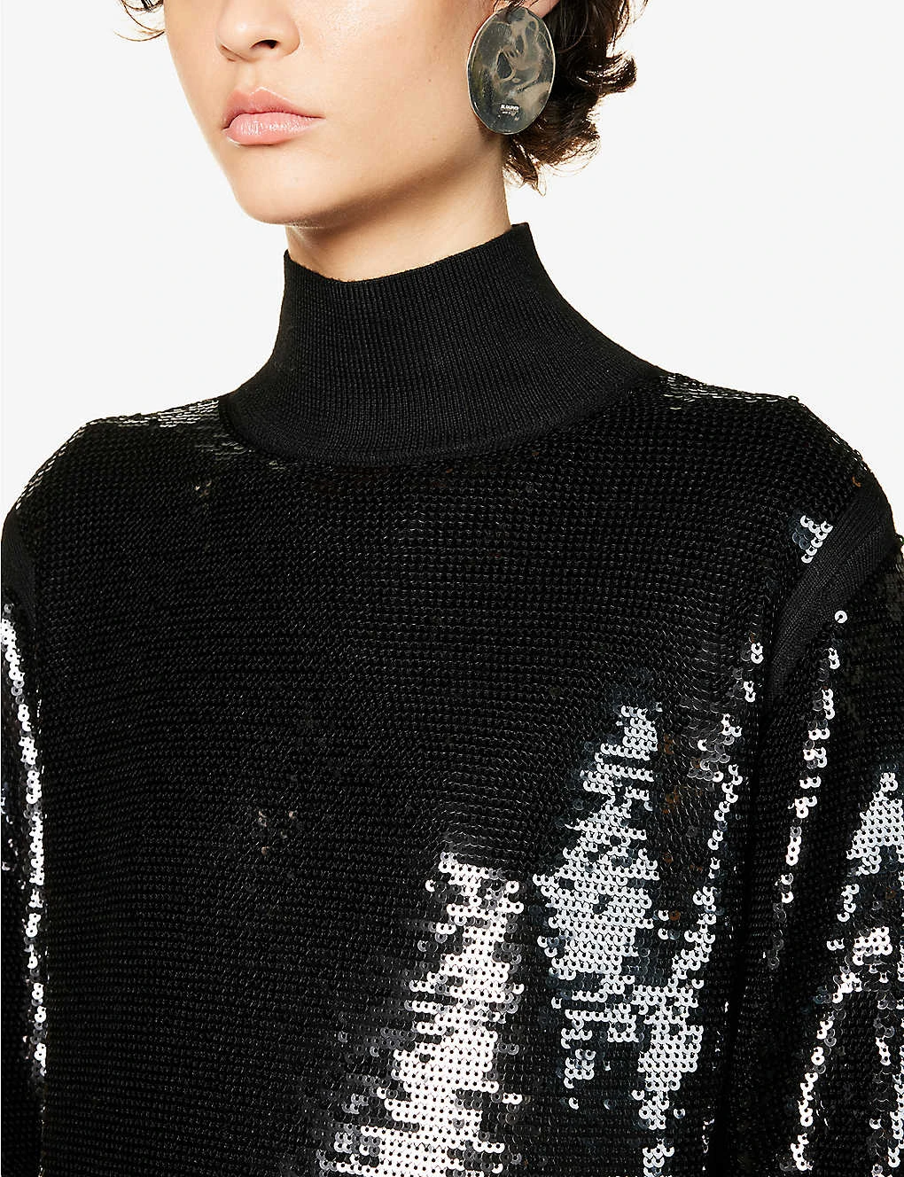Joseph Sequin-embellished Wool-blend Knitted Jumper - Image 5