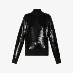 Joseph Sequin-embellished Wool-blend Knitted Jumper