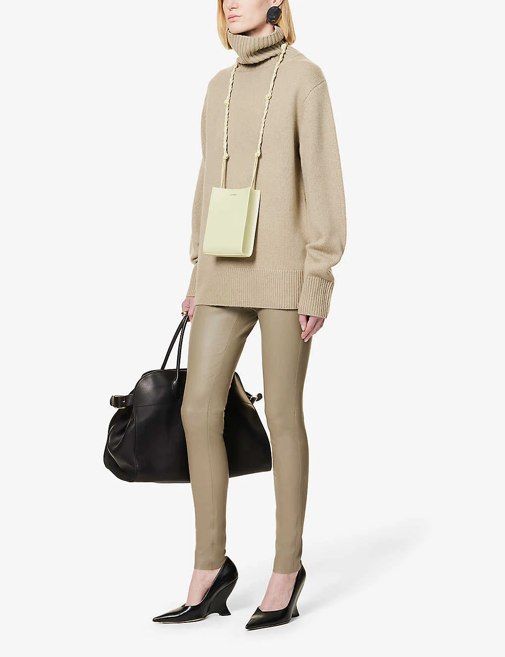 Joseph Roll-neck Dropped-shoulders Cashmere Jumper - Image 2