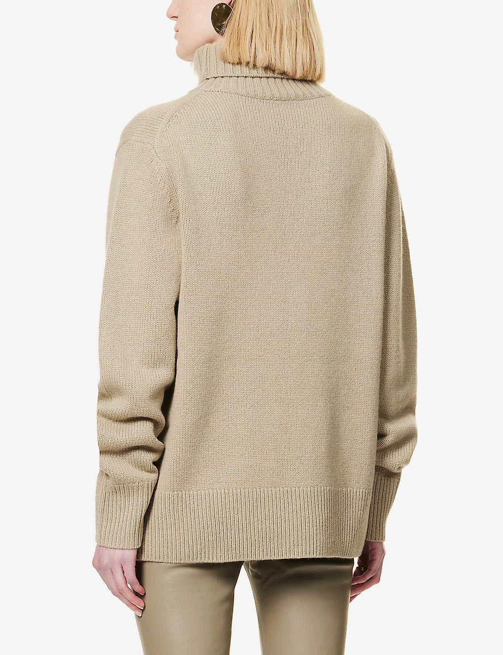 Joseph Roll-neck Dropped-shoulders Cashmere Jumper - Image 4