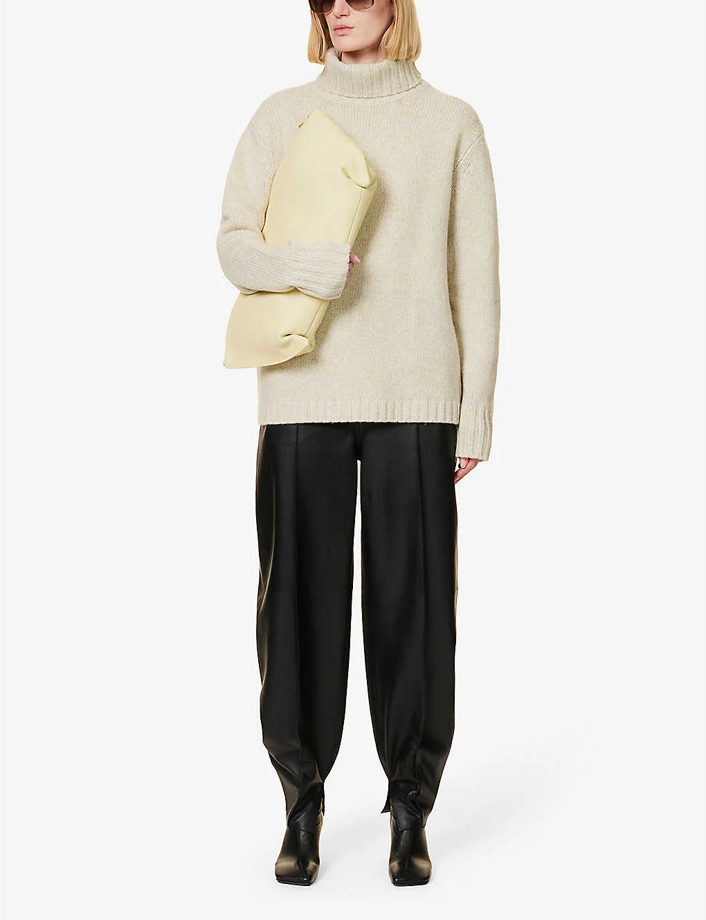 Joseph Roll-neck Relaxed-fit Wool And Cashmere-blend Knitted Jumper - Image 2