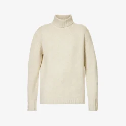 Joseph Roll-neck Relaxed-fit Wool And Cashmere-blend Knitted Jumper