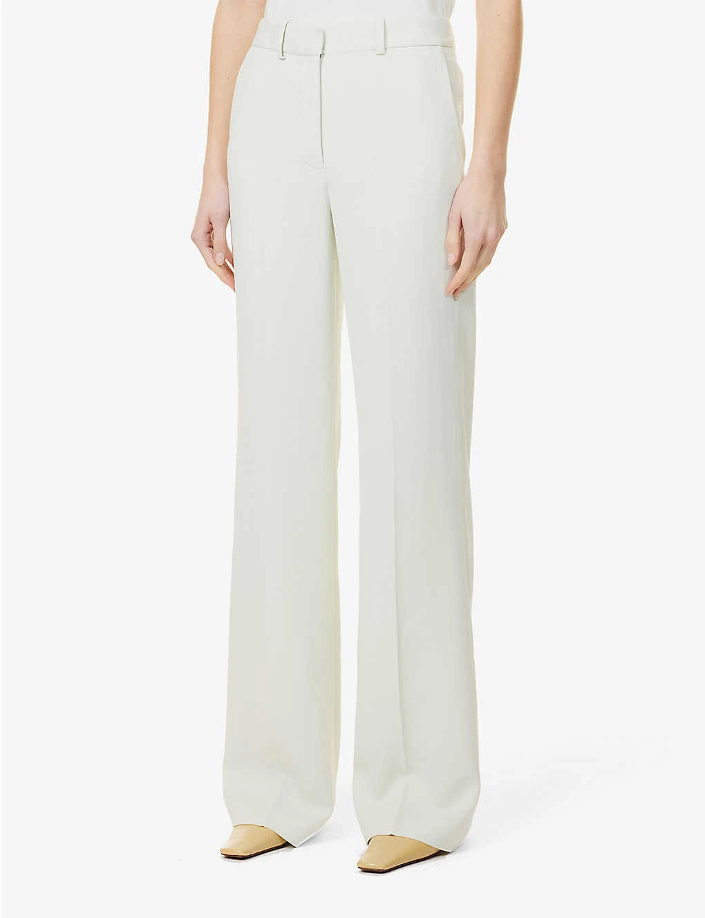 Joseph Comfort Cady Morissey Straight-leg Mid-rise Woven Trousers - Image 3