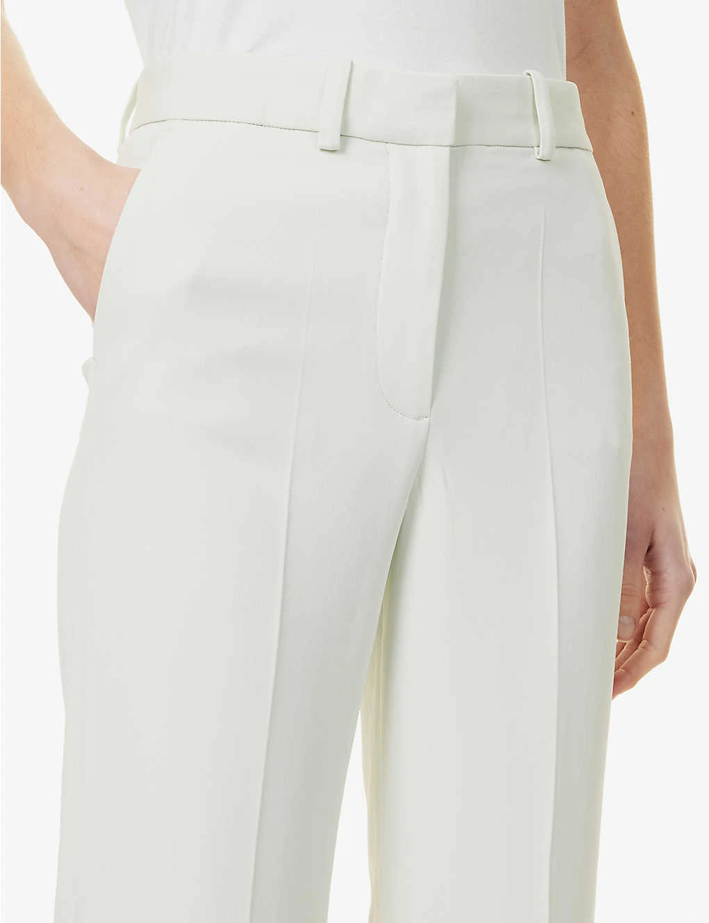 Joseph Comfort Cady Morissey Straight-leg Mid-rise Woven Trousers - Image 5