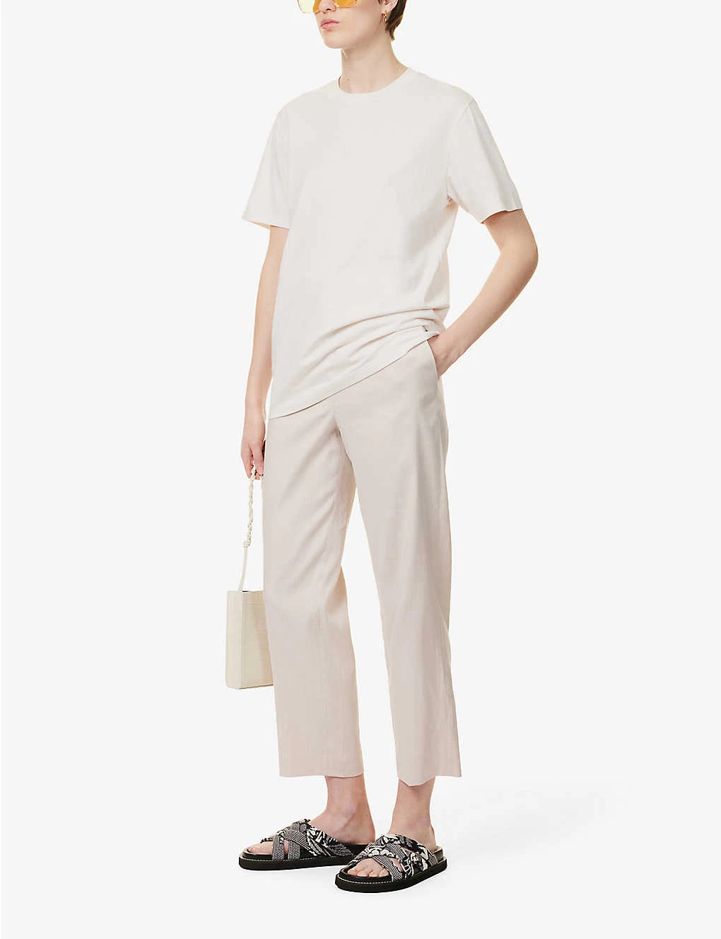 Joseph Trina Straight-leg Mid-rise Linen-blend Trousers - Image 2