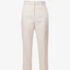 Joseph Trina Straight-leg Mid-rise Linen-blend Trousers