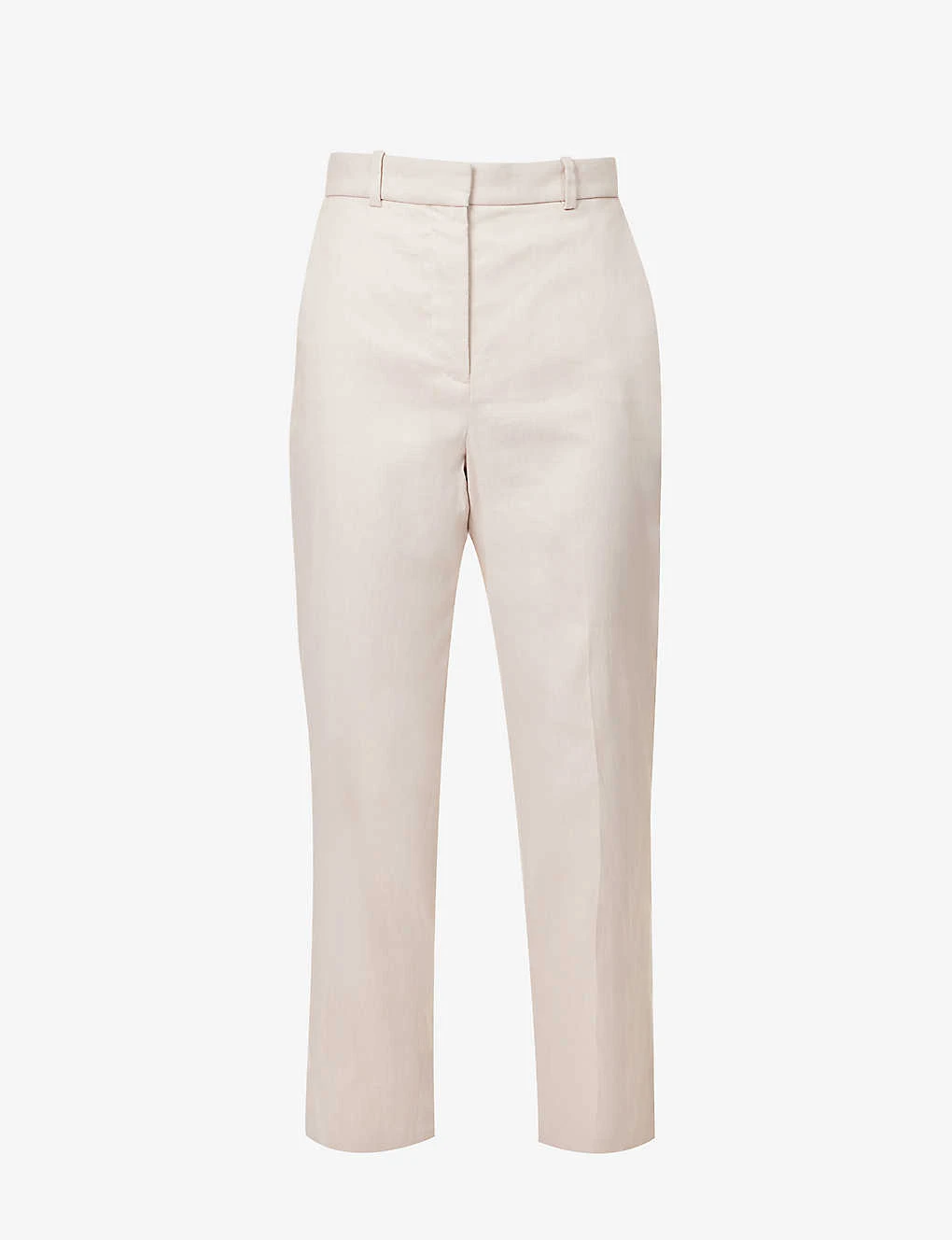 Joseph Trina Straight-leg Mid-rise Linen-blend Trousers