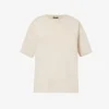 Joseph Short-sleeved Brushed Cashmere Jumper