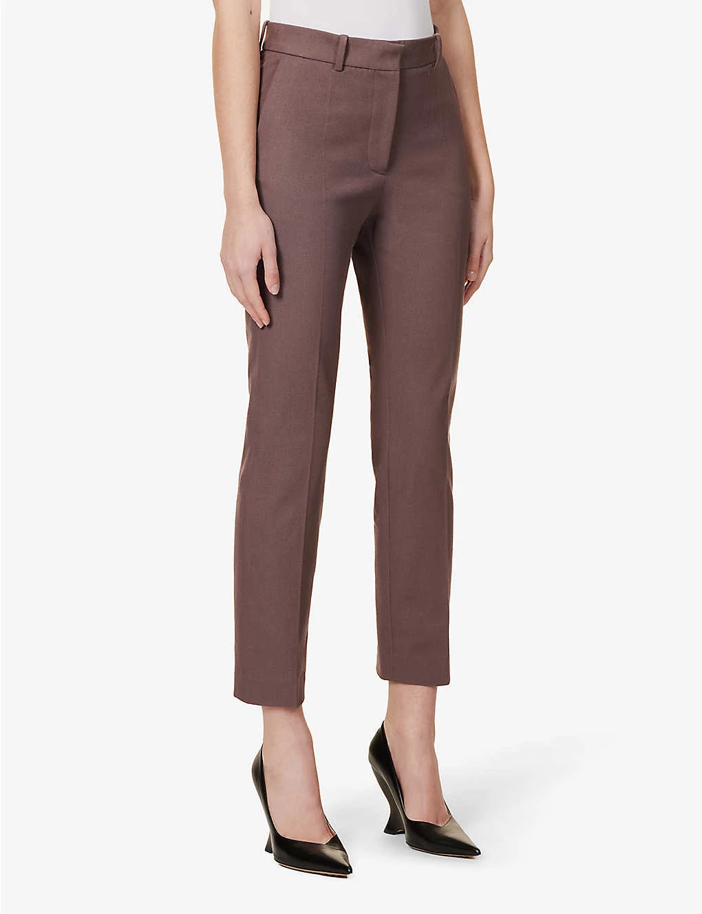 Joseph Coleman Straight-leg Mid-rise Cotton-blend Trousers - Image 3