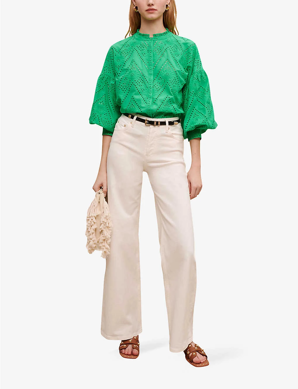 Maje Wide-leg High-rise Jeans - Image 2