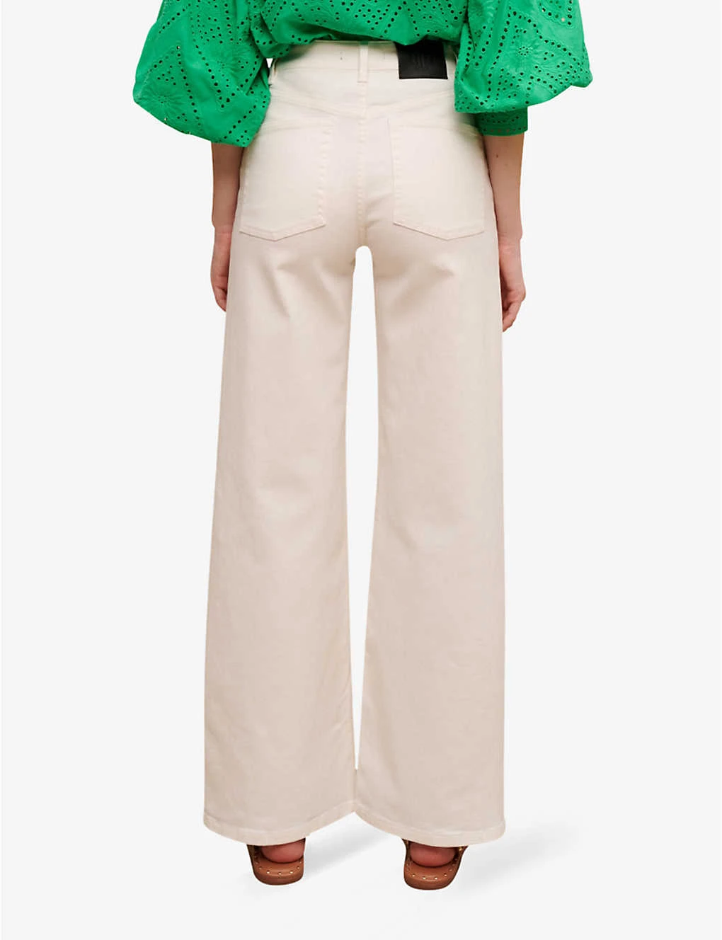 Maje Wide-leg High-rise Jeans - Image 4