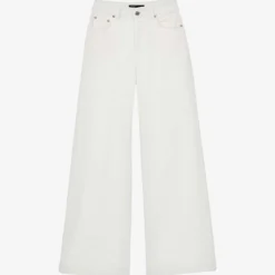 Maje Wide-leg High-rise Jeans