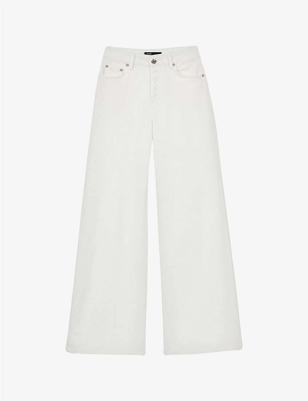 Maje Wide-leg High-rise Jeans