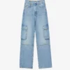 Sandro Cargo Straight-leg High-rise Jeans