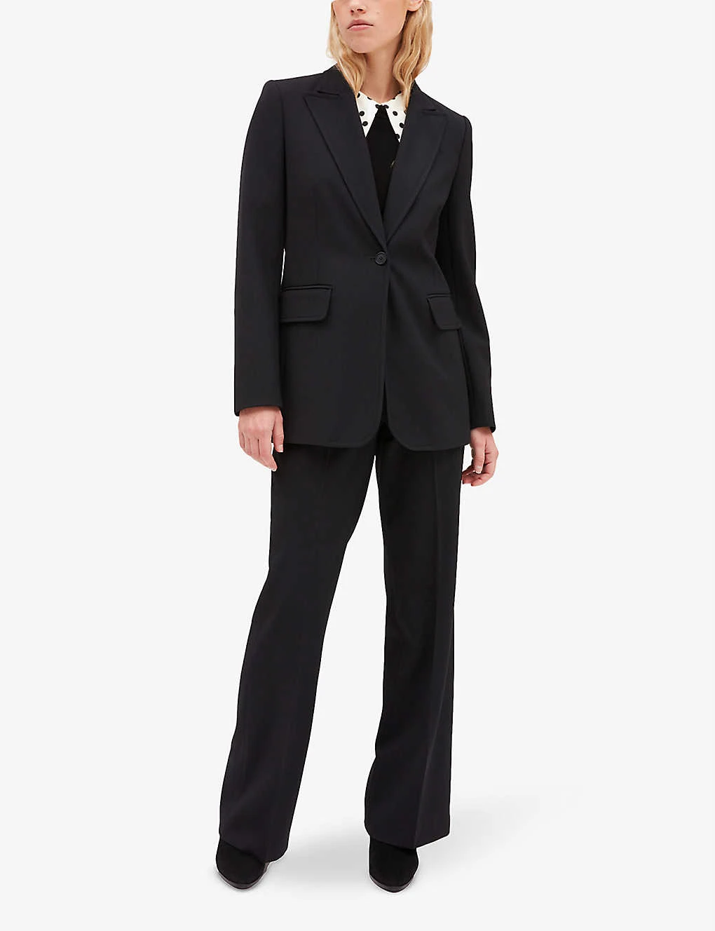 CLAUDIE PIERLOT Victory Single-breasted Polyester-blend Blazer - Image 2