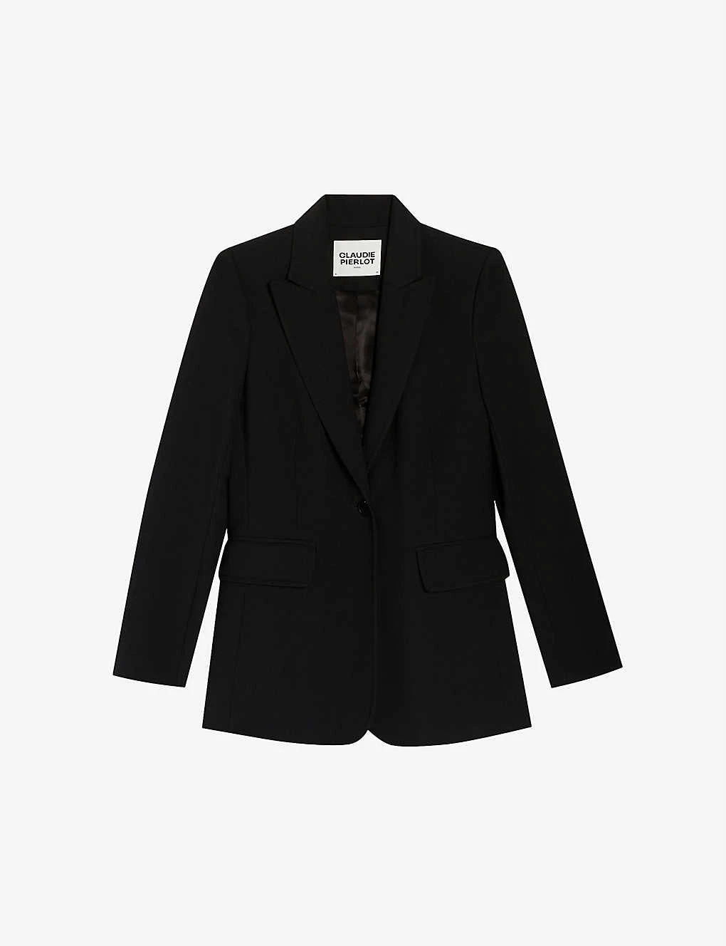 CLAUDIE PIERLOT Victory Single-breasted Polyester-blend Blazer