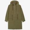 CLAUDIE PIERLOT Gadget Logo-patch Removable-hood Woven Parka