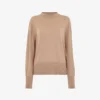 Whistles Mae Mock-neck Cotton-blend Jumper