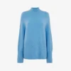 Whistles Oversized Funnel-neck Stretch-knit Jumper