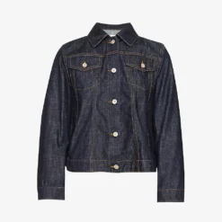 Loewe Trapeze Anagram-patch Denim Jacket
