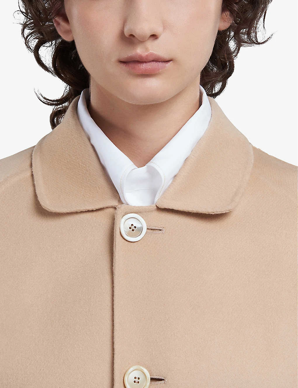 Marni Brand-patch Single-breasted Wool-blend Jacket - Image 6