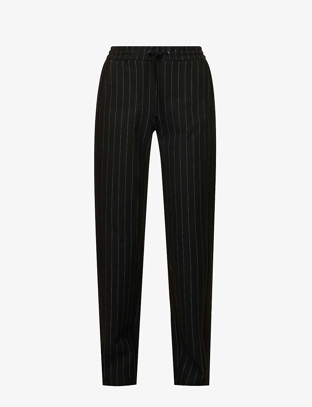 ME AND EM Pinstriped Straight-leg Mid-rise Stretch-woven Trousers