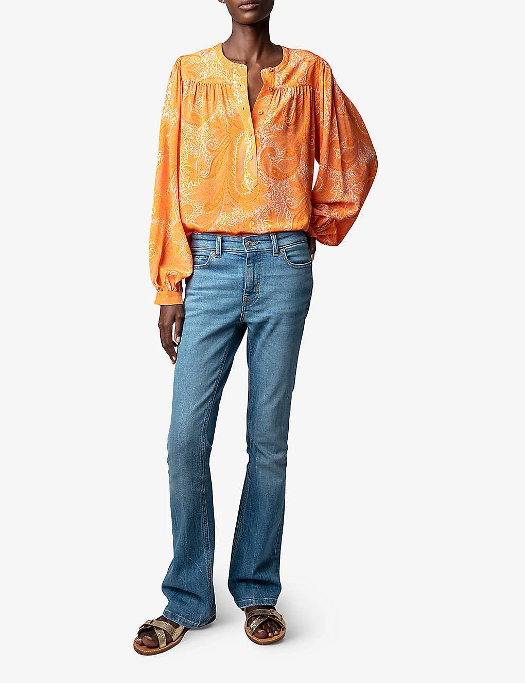 Zadig & Voltaire Tigy Paisley-print Silk Blouse - Image 2