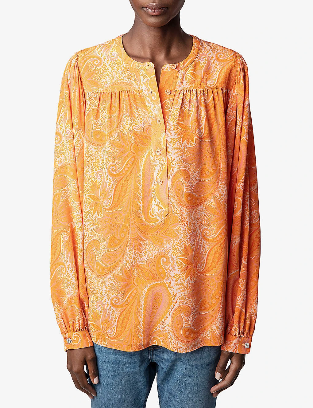 Zadig & Voltaire Tigy Paisley-print Silk Blouse - Image 3