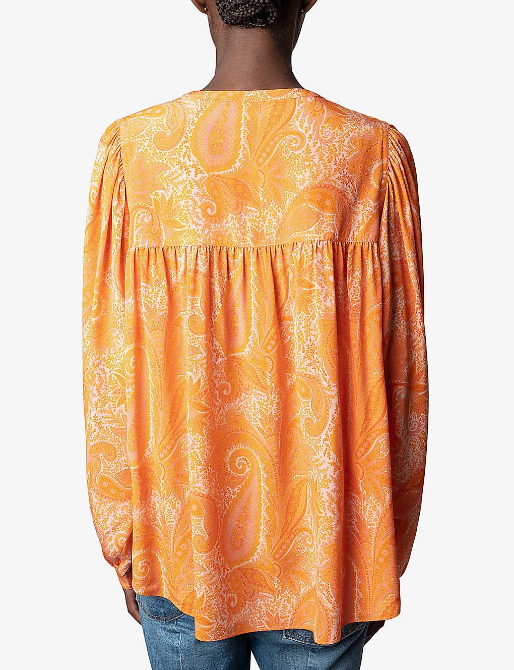 Zadig & Voltaire Tigy Paisley-print Silk Blouse - Image 4