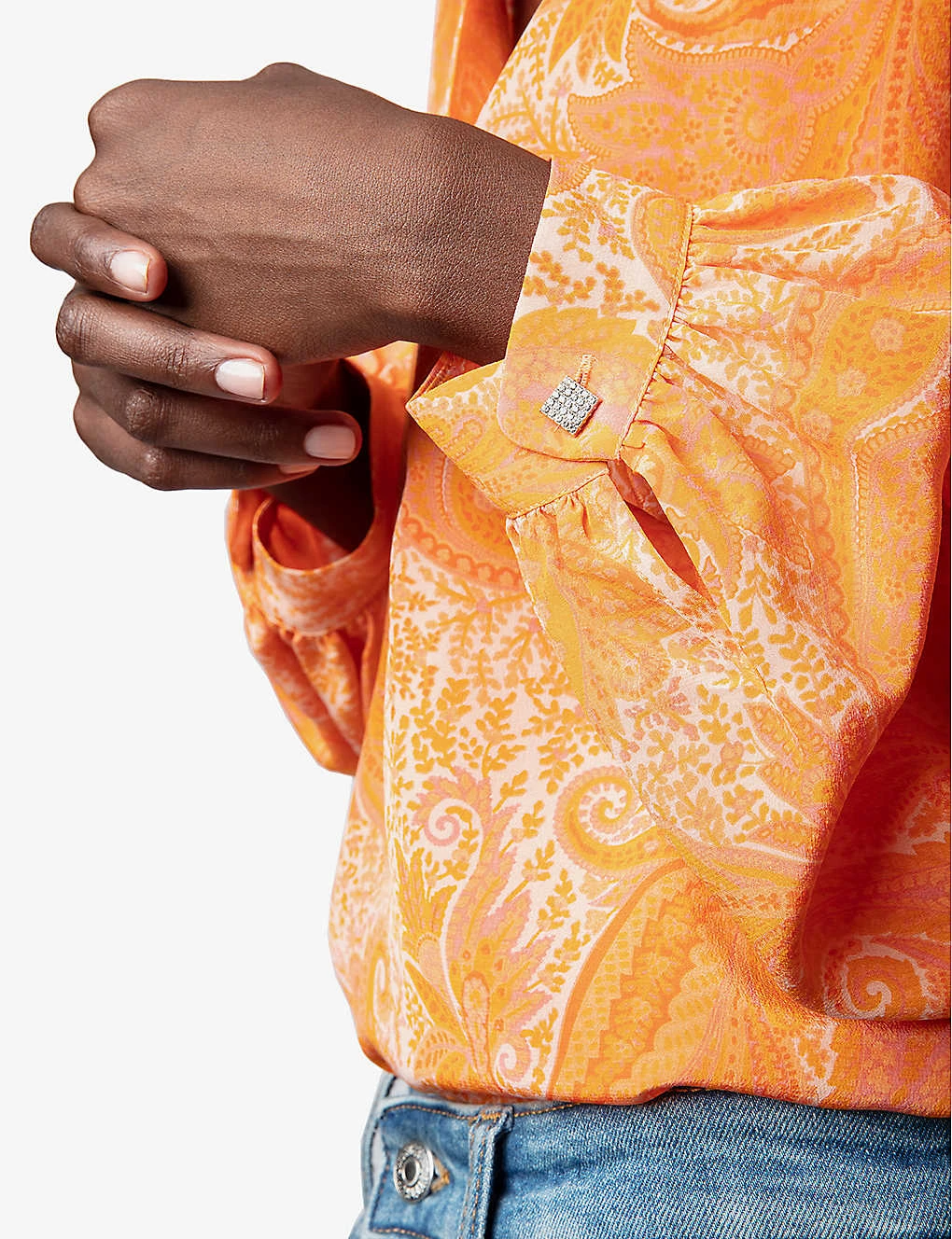 Zadig & Voltaire Tigy Paisley-print Silk Blouse - Image 5