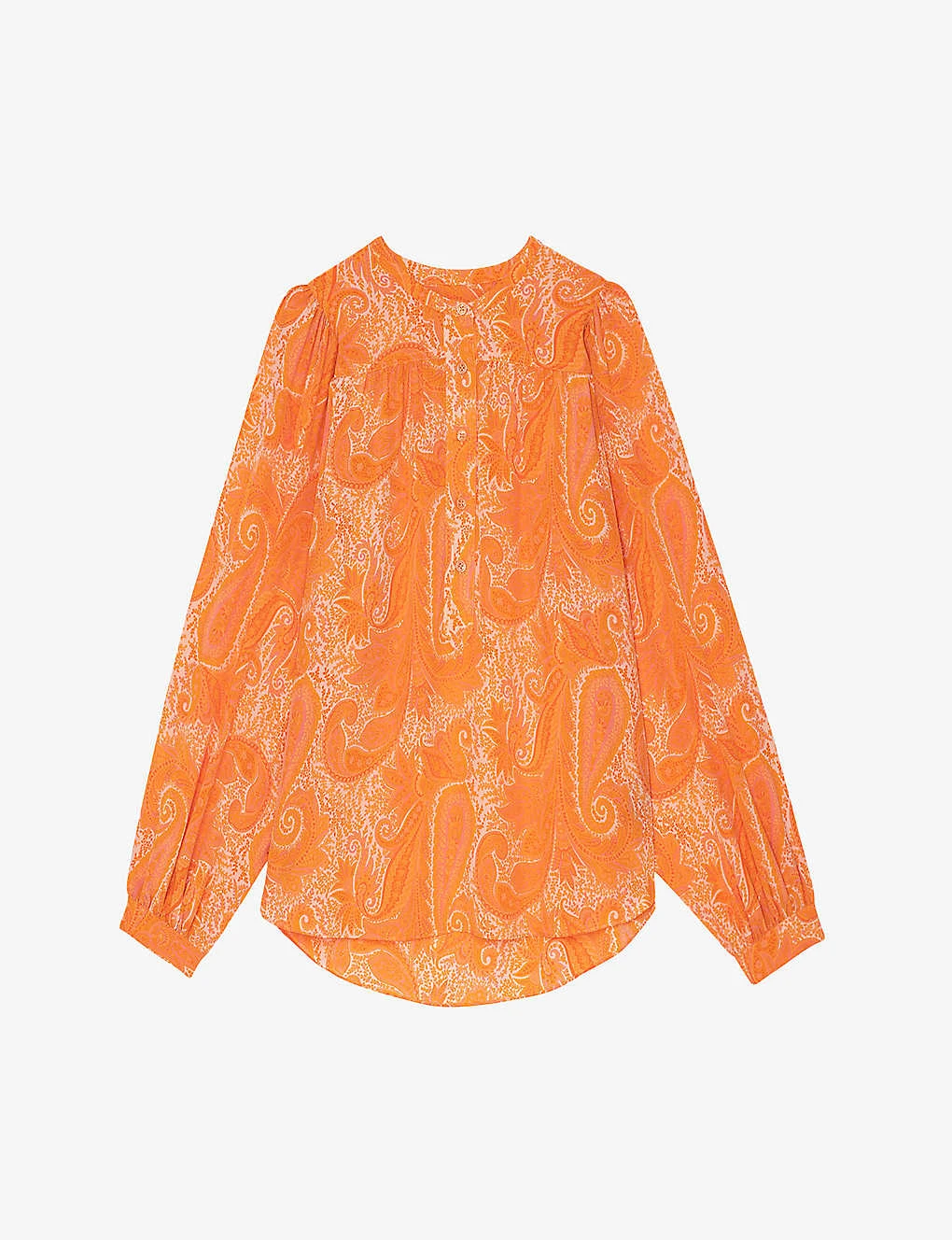 Zadig & Voltaire Tigy Paisley-print Silk Blouse