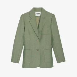 CLAUDIE PIERLOT Violaine Single-breasted Tailored Stretch-woven Blazer