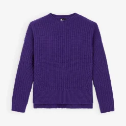 THE KOOPLES Boat-neck Knitted Wool-blend Jumper