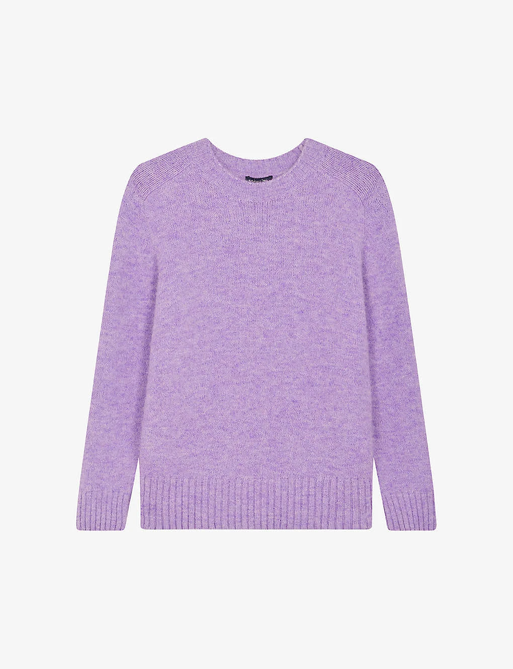 Soeur Envie Ribbed-collar Stretch-knitted Jumper