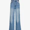 GOOD AMERICAN Good Skate Wide-leg Mid-rise Recycled-denim Jeans