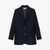 Zadig & Voltaire Viva Strass Peak-lapel Stretch-woven Blazer