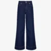Hetchen Flared High-rise Organic-denim Jeans