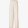 By Malina Carlotta Wide-leg High-rise Woven Trousers