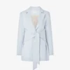 By Malina Chloe Wrap-front Stretch-woven Blazer