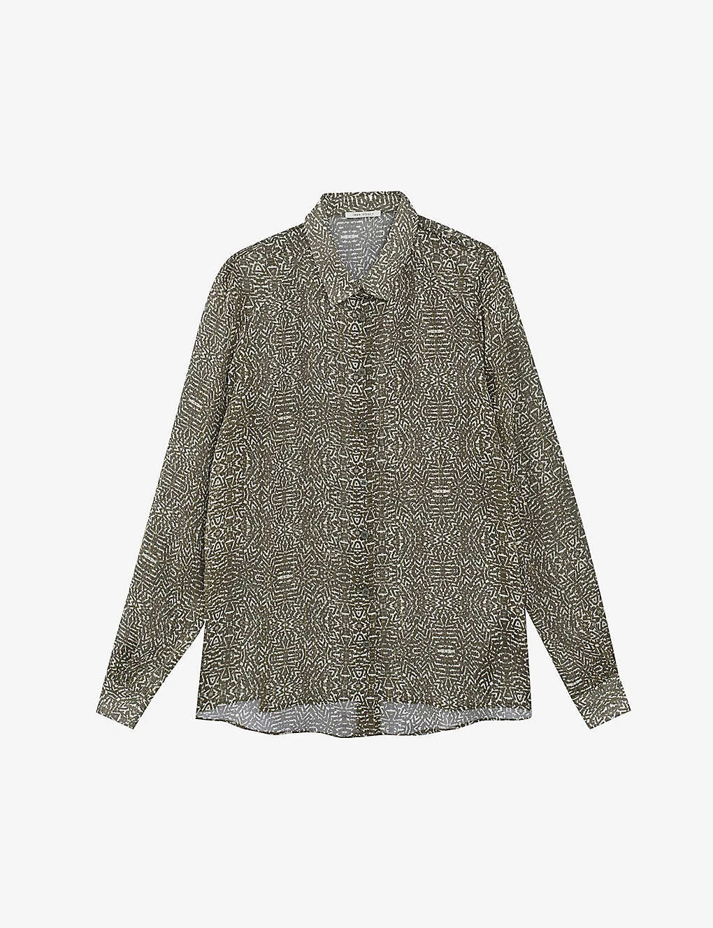 Ikks Abstract-print Woven Shirt