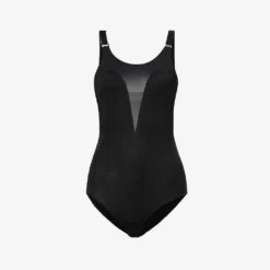 Alexander McQueen Slim-fit Scoop-neck Silk-blend Bodysuit