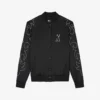 THE KOOPLES Western-style Embroidered Satin Jacket