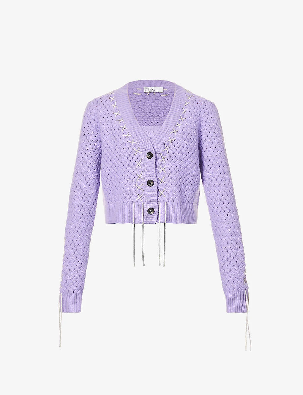 Chunky-knit Wool And Cashmere-blend Cardigan And Top Set