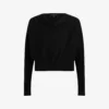 AllSaints Ridley Cropped Wool Jumper