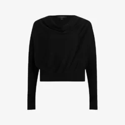 AllSaints Ridley Cropped Wool Jumper